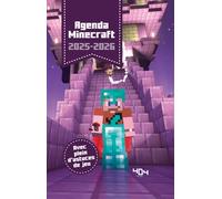 Agenda Minecraft 2025-2026 - Stéphane Pilet - 404 Editions - relié - Agenda
