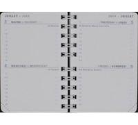 Agenda Moderne - 1 Recharge Agenda Bi-Journalier de Janvier 2025 à Décembre 2025 - INT 83 10/2 - Format 7 x 10 cm - 2 Jours/Page