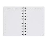 Agenda Moderne - 1 Recharge Agenda Journalier de Janvier 2026 à Décembre 2026 - Int 83.10 format : 7 x 10 cm