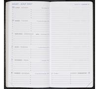 AGENDA MODERNE - 1 RECHARGE D'AGENDA 7 + NOTES de Janv. à Déc 2020 - Ref INT 3001 format 9 x 17 CM