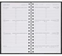 AGENDA MODERNE - 1 Recharge d'Agenda HEBDOPLAN de Septembre 2025 à Décembre 2026 - INT 2201 SAD - Format 9 x 15 cm