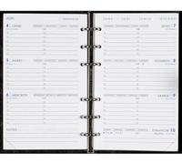 Agenda Moderne - 1 recharge d'agenda semainier Hebdoplan de janvier 2026 à janvier 2027 - Int 2021 - format 9 x 15 cm