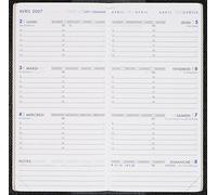 Agenda Moderne - 1 Recharge Pour Agenda Europlanning - Janvier 2025 à Décembre 2025 - Int 951 - Format 9 x 17 cm