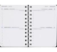 AGENDA MODERNE - 830006Q - 1 Recharge Agenda de Poche - Grille Bi-Journalier - Janvier 2026 à Décembre 2026 - INT 83 10/2 - Format 7 x 10 cm - 2 Jours/Page - Bilingue