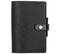 Agenda Moderne - Organiseur - 2026 - INT 9213SEM - 13 SEM - Semainier Horizontal - Multilingue - Pekari - Noir - 12 mois de janv à déc. - 8,5x13 cm - Cuir pleine fleur de porc - tranche dorée - à pres