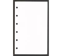 Agenda Moderne - Recharge Organiseur tranche dorée - FEUILLES BLANCHES 0813 - 8,5x13 cm