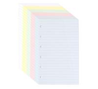 Agenda Moderne - Recharge Organiseur tranche dorée - FEUILLES REGLEES MULTICOL 0813 rech s/f - 8,5x13 cm