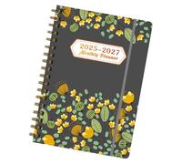 Agenda monique 2025-2027 - 3 ans - Organiseur de planification à long terme - Agenda mensuel académique - Carnet de planification professionnel - Organisateur mensuel personnel pour Ho