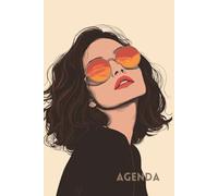 Agenda non daté - format A5 - Organisation semaine, Tâches, Repas, Course & Objectifs - Illustrations Aquarelles: Planificateur Hebdomadaire - une Semaine sur Deux pages