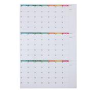Agenda Non Daté Mural Réutilisable, Suivi des Tâches, Maison Bureau | Tableau en Papier Couché, Support des Objectifs, Format Mural, Effaçable à Sec, Organisation Mensuelle