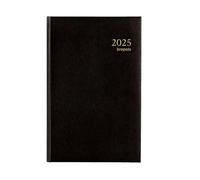 Agenda - Non spécifié - Agenda carré 1 jour travers - Couverture noire - 14x21 cm - 384 pages