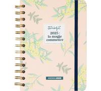 Agenda Office Petit Format 2025 Semainier - La Magie Commence - Comprend 8 Feuilles D'autocollants Et Phrases De Motivation
