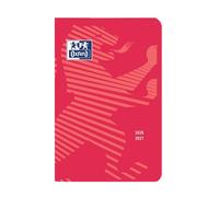 Agenda Oxford Magic 12x18cm 1 jour par page 352 pages Sept 26-Sept 27 Rouge