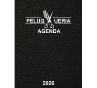 Agenda peluquera 2026: Cuaderno de citas grande dia por pagina , con hora 07:00 - 22 :30 Intervalo de 30 minutos - 12 meses , para salon