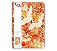 Agenda Perpétuel 148 x 210 mm Motif Kimono Grues Orientales V&A Museum Papeterie Artistique Journal Diary