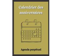 Agenda perpétuel: Calendrier des anniversaires