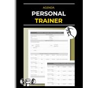 Agenda Personal Trainer: Planner dell’allenatore fitness per monitorare sessioni di allenamento, progressi, obiettivi dei clienti e pagamenti