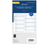 Agenda Personnel Annuel Vertical Français 2026