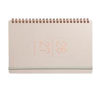 Agenda Planificateur 2026 2027 en PU Beige pour Travail et Notes | Organisation Structurée, Usage Bureau et Cours, Format Portable, Style Élégant, pour Listes et Suivi
