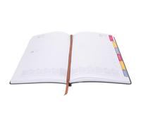 Agenda Planificateur Anglais 365 Jours, Carnet Souple en Papier Bleu | Format Journalier pour Étudiants, Usage Maison et Diy, Léger, Solide, Texture, Finition Soignée