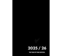 Agenda Planner 2025/26 - No date number 13 - Starts April/25 and runs until March/26 - Lucky Calendar - 6“ x 9” - Annual, Monthly, Daily - Your Year of Success!