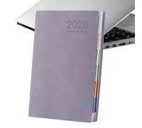 Agenda Planner - Disposition moderne élégante reliée A5, écriture douce en papier de haute qualité, organisateur de travail pratique Journal de productivité | Carnet de suivi du bien-être du