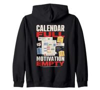 Agenda Pleine Motivation Vide Humour Bureau Sweat à Capuche