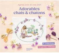 Agenda point de croix 2027 - Adorables chats & chatons