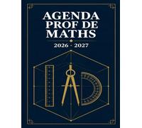 Agenda prof de maths 2026-2027: emainier, suivi des classes, relevé de notes, progressions et outils pédagogiques - Tout-en-un pour enseigner sereinement
