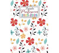 Agenda profesora 2025-2026: Cuaderno para Profesores, Semanal | Formato A4 | Ideal como Regalo para Maestros y Maestras