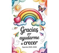Agenda Profesora 2025 2026: regalos fin de curso alumnos , maestra infantil primaria guardería , 2 páginas = 1 semana