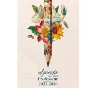 Agenda Professeur | 1 semaine sur 2 pages | Format A4 | Carnet de Bord et Agenda Enseignant Complet | Semainier | Planification + Relevés de Notes + Conseils de classe