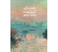 Agenda Professeur 2024-2025 : 1 semaine sur 2 pages | Format A4 | Carnet de Bord et Agenda Enseignant Complet | Semainier | Planification + Relevés de Notes + Conseils de classe