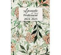 Agenda Professeur 2024-2025 : 1 semaine sur 2 pages | Format A4 | Carnet de Bord et Agenda Enseignant Complet | Semainier | Planification + Relevés de Notes + Conseils de classe