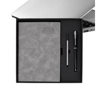 Agenda Professionnel,Agenda 2026 Carnet de Tâches et Organisation - Format A5 Rigide 12 Mois pour Notes et Planning pour Entrepreneurs Adolescents Étudiants Enseignants Hommes