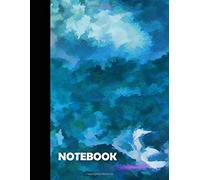 Agenda, Quaderno A Righe Per Appunti E Disegni - Copertina Blu Arte - 120 Pagine - Dimensioni: 21,6cm X 27,9 Cm (Italiano)