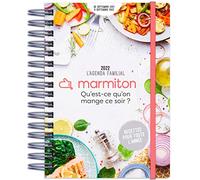 AGENDA QU'EST CE QU'ON MANGE CE SOIR ? AVEC MARMITON 2022 (DE SEPT 2021 À SEPT 2022)