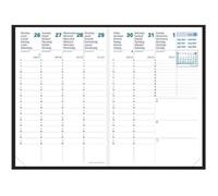 Agenda - QUO VADIS - Affaires SD 2019/2020 - Bleu denim - Couverture souple - 1 semaine/2 pages