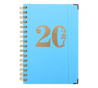 Agenda Quotidien 2027 Spirale Couverture Rigide Papier Métal | Planificateur pour Gestion et Bureau, Priorités Rapides, pour Managers et Enseignants