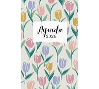 Agenda Regalo | Agenda settimanale: 52 Settimane, 12 Planner Mensili | Settimana su doppia pagina, Formato A5 | Calendario Mensile | 12 mesi | Metti ordine nella tua vita | Agenda Datata | Tulipani |