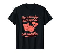Agenda rétro amusant pour amoureux des chats T-Shirt