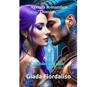 Agenda romantica “Domion” edizione tascabile con sfondi interni a colori che raffigurano il dio Oshom e la compagna Deyana: Edizione tascabile