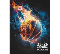Agenda Scolaire | 1 JOUR PAR PAGE Basketball | Maitrise ton temps et atteins tes objectifs scolaires comme le champion que tu es.