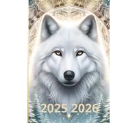Agenda Scolaire: 1 Jour Par Page Collège Fille, Garçon, 6ème 5ème 4ème 3ème Primaire Ce1, Ce2 Cm1, Cm2 Lycée Format A5 Loup En Français