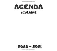 Agenda Scolaire 2020 - 2021 / 1 Page Complète Par Jour D'école / Style Épuré: 2 Emplois Du Temps; Vacances Scolaires; Répertoires; Suivi Des Résultats; Notes