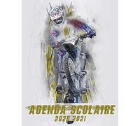 AGENDA SCOLAIRE 2020 2021: Agenda scolaire des étudiants Collège et Lycée | Agenda Ado Garçon Fille | Calendrier | Motocross Motard Biker | 121 pages d'organisations