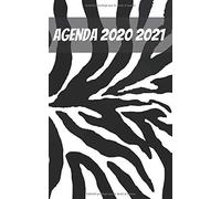 Agenda Scolaire 2020 2021 - Motif Zèbre / 1 Jour Scolaire Par Page: Inclus : Répertoire, Suivi Des Notes, 2 Emplois De Temps, Vacances Scolaires Par Zone.