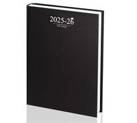 Agenda scolaire 2023-2024 A4 journalier avec couverture à rabat Noir