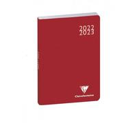 Agenda Scolaire 2023/2024 Forum Work&after Exacompta 10 X 15 Cm Rouge