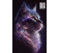 Agenda scolaire 2023 2024: Organiseur Scolaire (Août 2023 / Juillet 2024) Pour Étudiants Collège, Lycée - Planificateur Journalier 1 Jour Par Page | Couverture chat magique